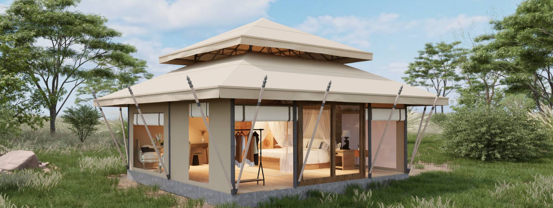 双流县户外野奢帐篷